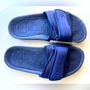 NWT Adidas x Pharrell Williams Boost Slides Hu Human Race Night Sky 5
